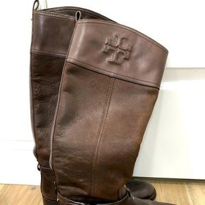 Tory Burch leather riding boots